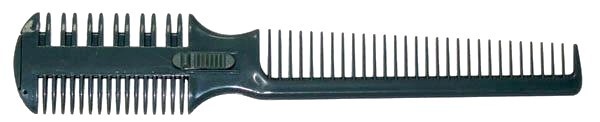 SALON HAIR RAZOR COMB 1+2 BLADES COMPARE WITH PAUL MITCHELL CARVING COMB!!