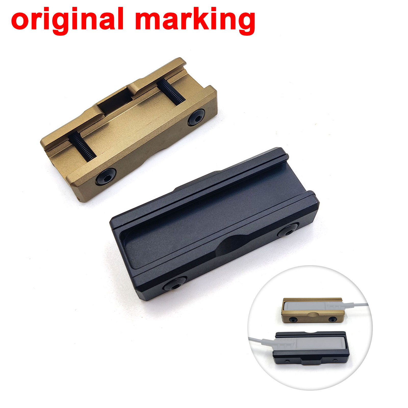 Flashlight Tape Switch Pad Plate Holder for M300 M600 Light Switch Slot Mount