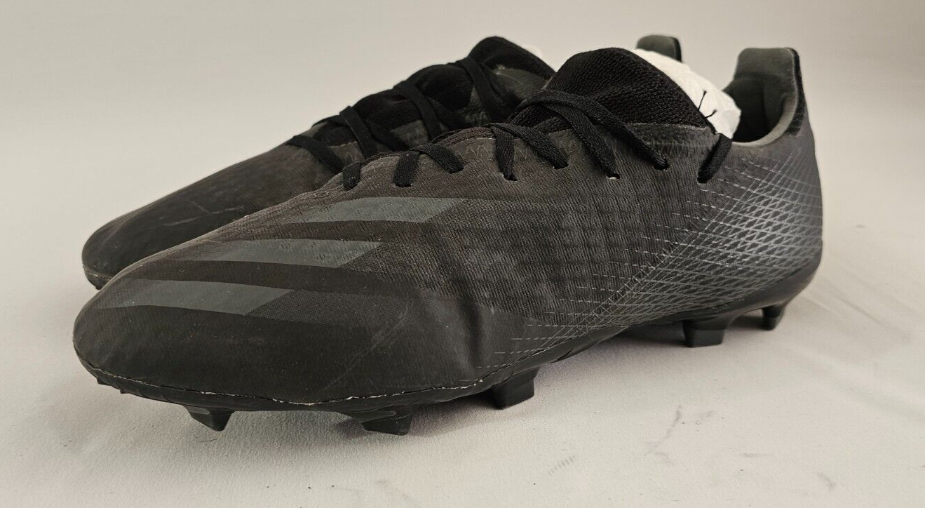 ADIDAS X GHOSTED.3 FG Soccer Cleats Mens Size 12 M BLACK-GREY