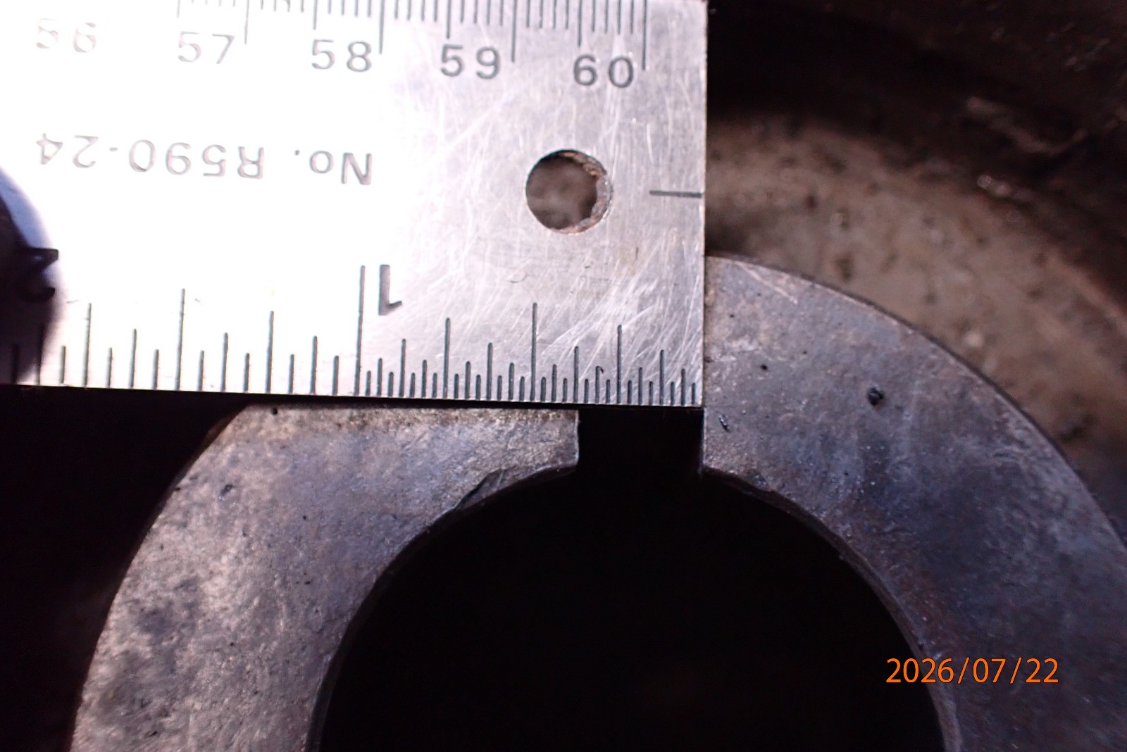 OLDER LARGE SURFACE GRINDING GRINDER WHEEL ARBOR HUB WITH WEIGHTS FOR ...