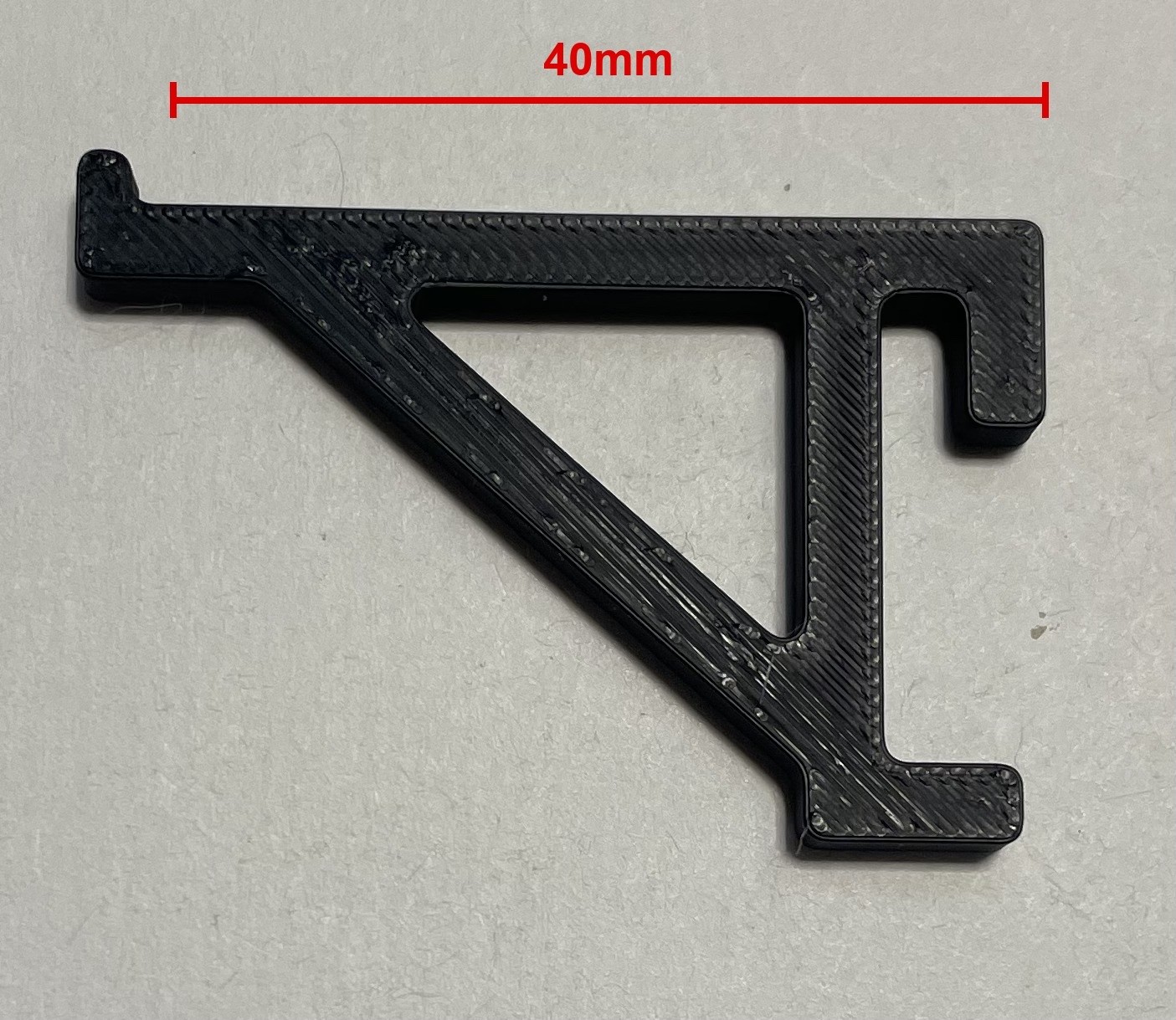 3D Printed IKEA SKADIS 40mm Compatible Pegboard Hook PETG