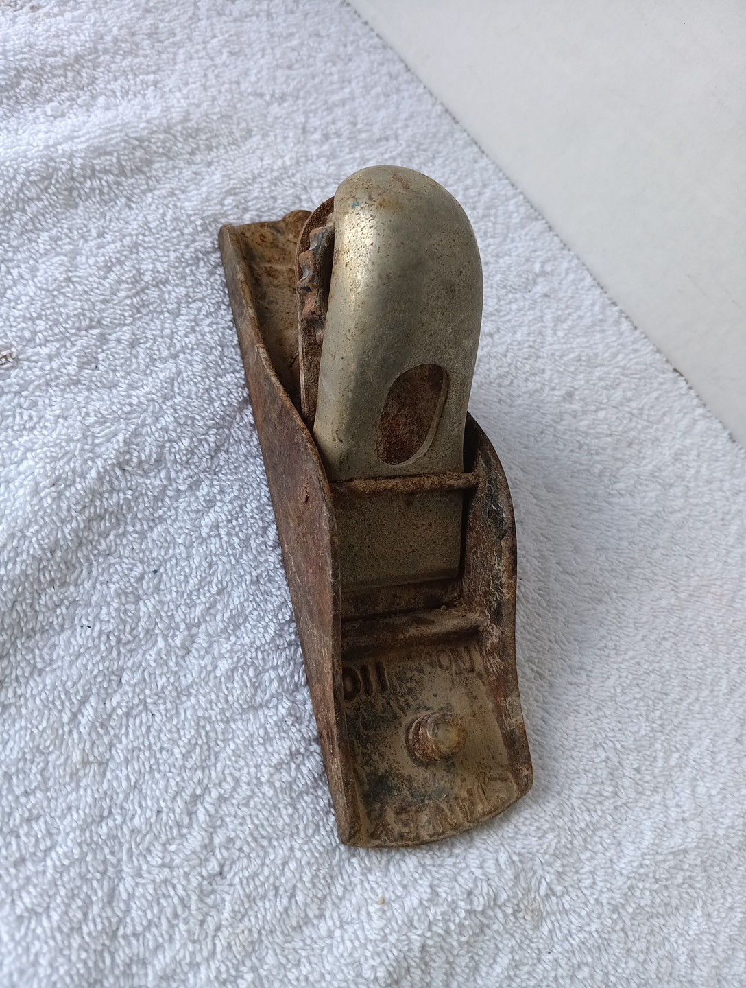 Stanley No 110 wood block plane intact Vintage Smooth Bottom