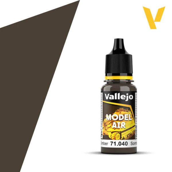 Vallejo Model Air 71.040 Burnt Umber 18ml Bottle