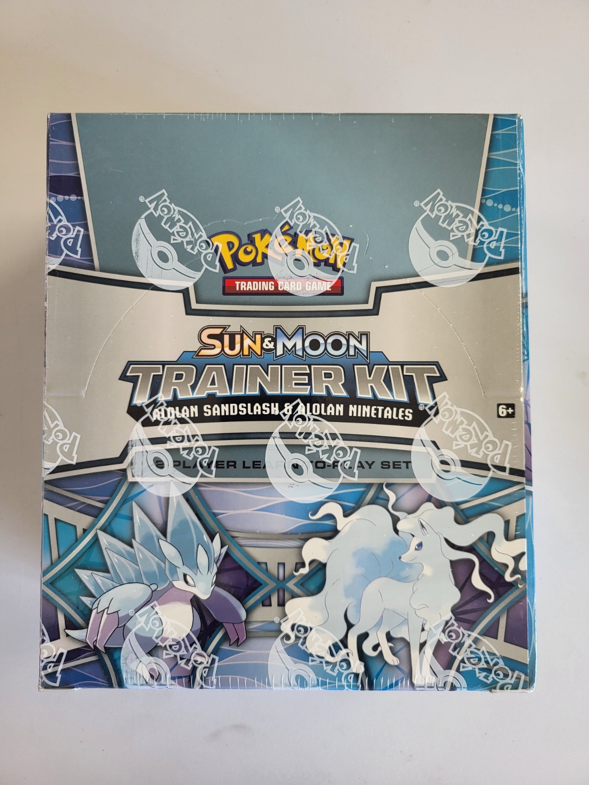 Pokemon TCG Sun and Moon Alolan Ninetales Sandslash Trainer Kit Sealed display