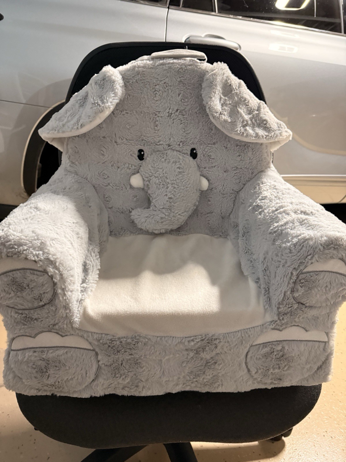 Elephant Toddler Chair Plush Character Kid Chair Comfy Pillow Chair for Boy Girl