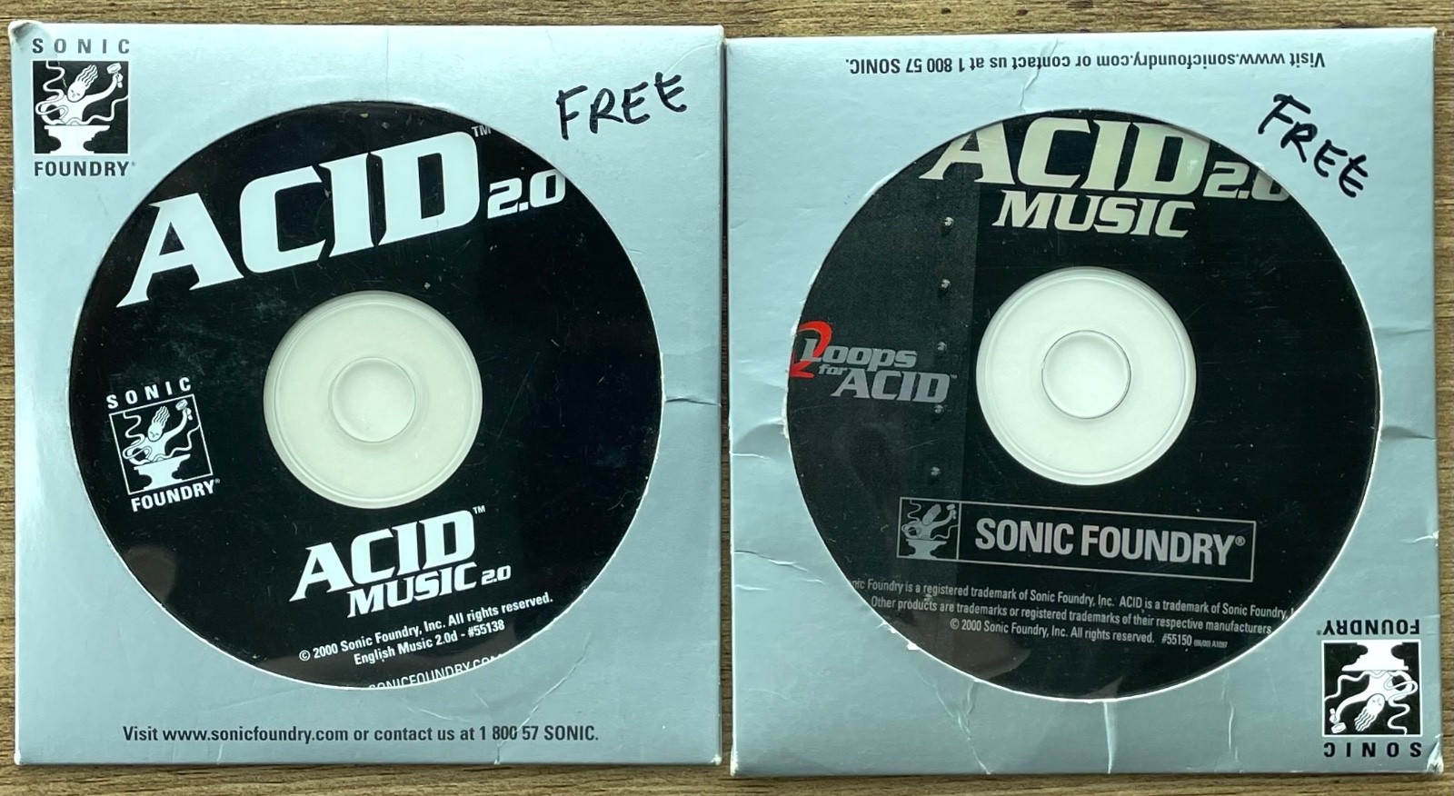 Sonic Foundry Loops for ACID: Acid Style 2.0 & Loops for Acid Set of 2 Discs