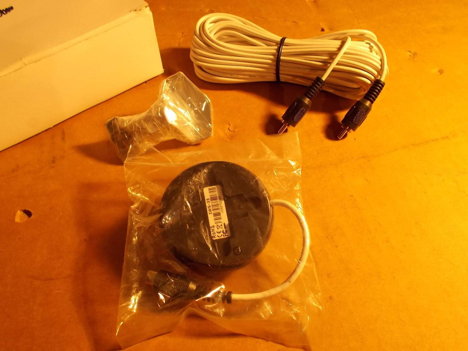 NEW Teach Logic Corner Sensor IWS-35 w/ Cable, Wall-Mounted