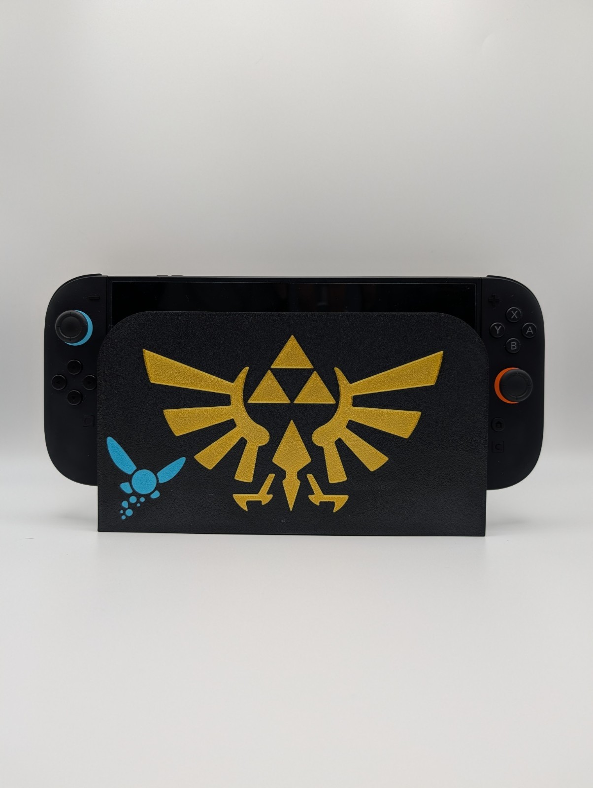 The Legend of Zelda Tri-Force With Navi Dock Faceplate For Nintendo Switch 2