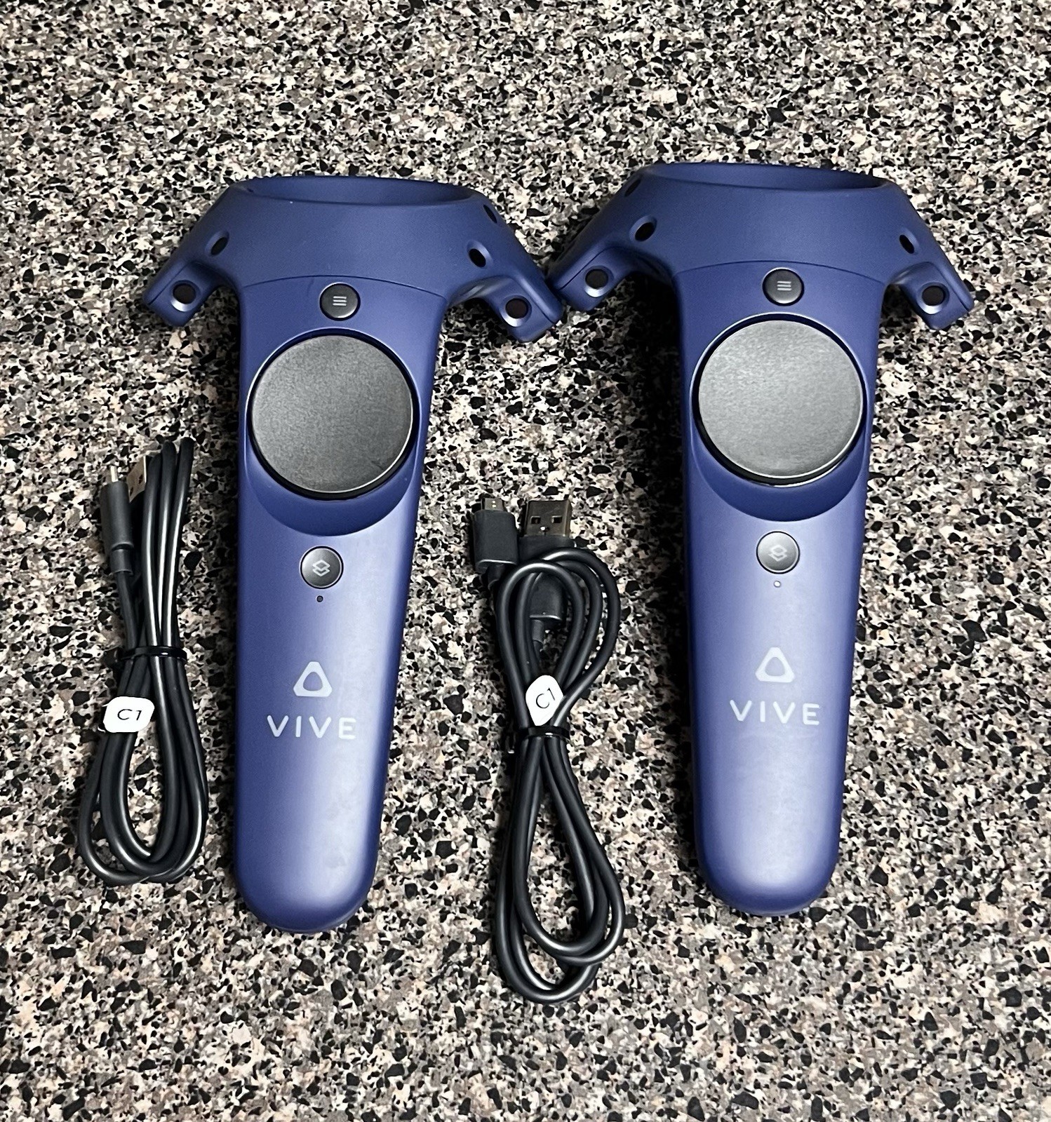 HTC Vive Pro Controller Wands 2.0 Blue VR Remotes Controls Set of 2