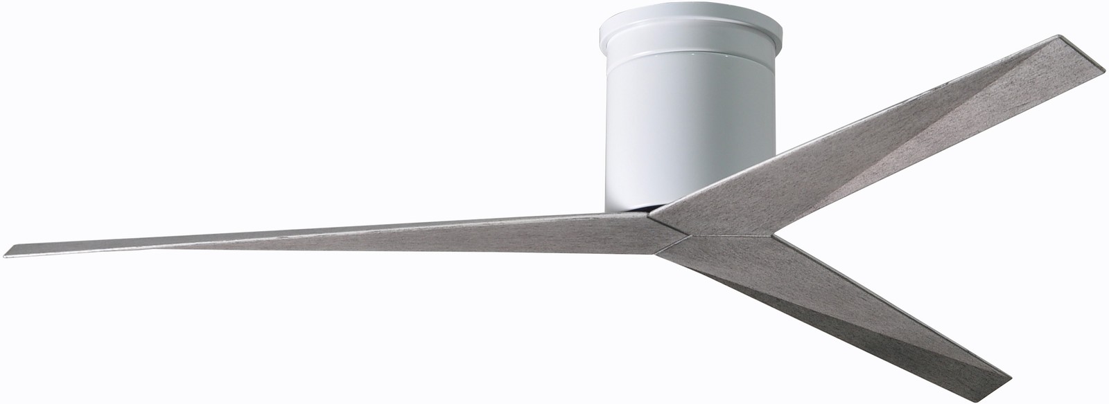 Matthews Eliza 56" Outdoor Hugger Ceiling Fan with Remote Control, Gloss White