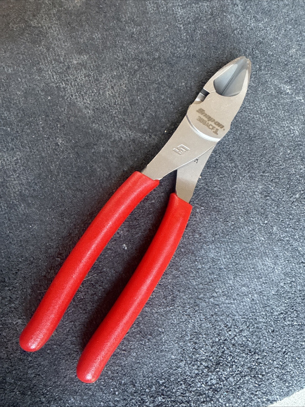 For Snap-on Tools USA NEW RED Soft Grip 8" High-Leverage Diagonal Cutter 388ACF