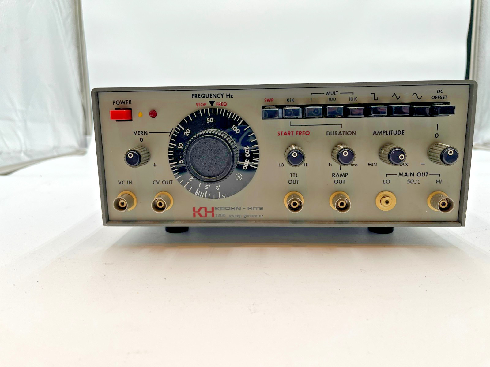 Krohn-Hite 1200 Sweep Generator