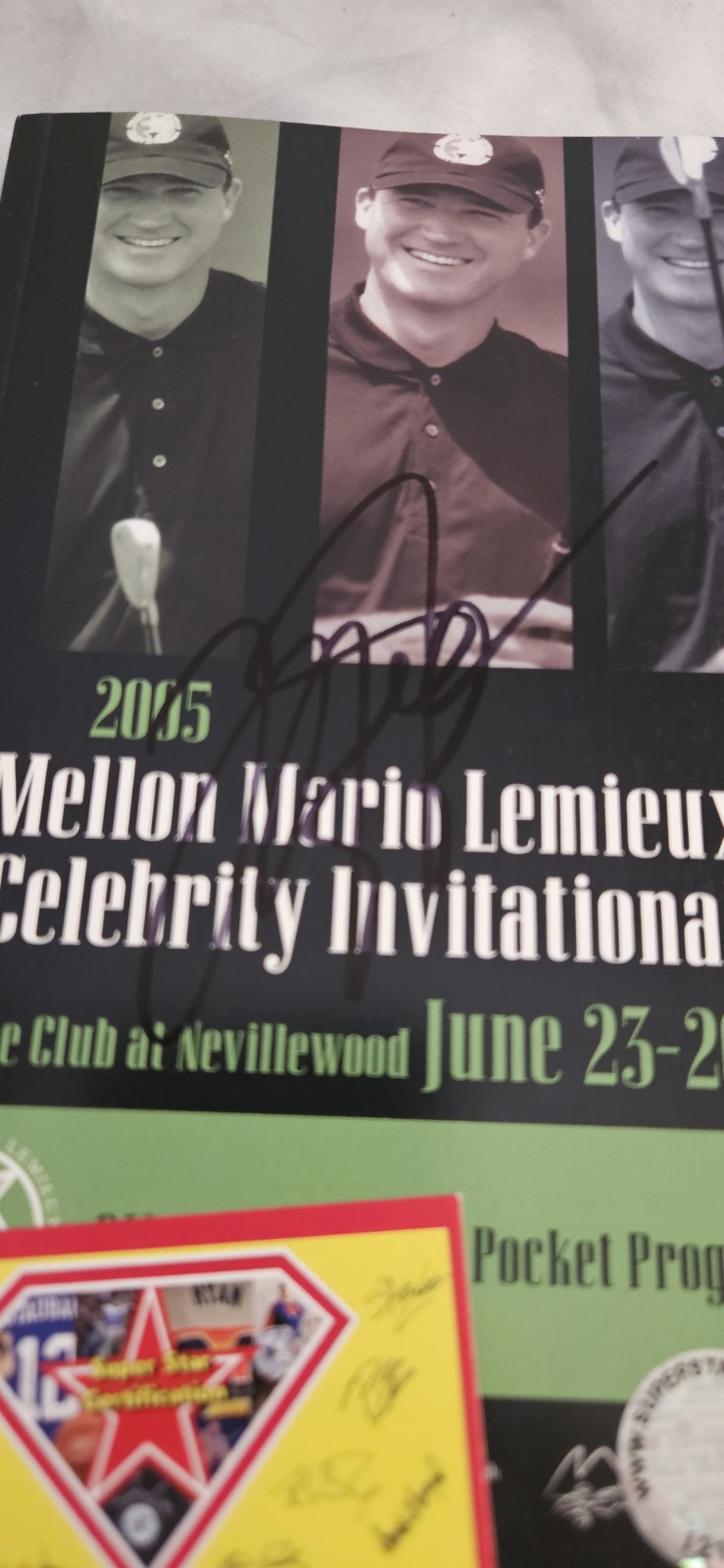 Michael Jordan autographed 2005 Celebrity Golf Tournament Program NBA w/COA