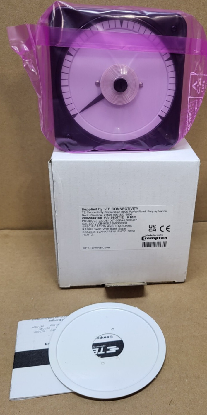 007-05FA-LSXX-C7 7 2002044108 FA15837/12 Blank Scale Crompton Gauge