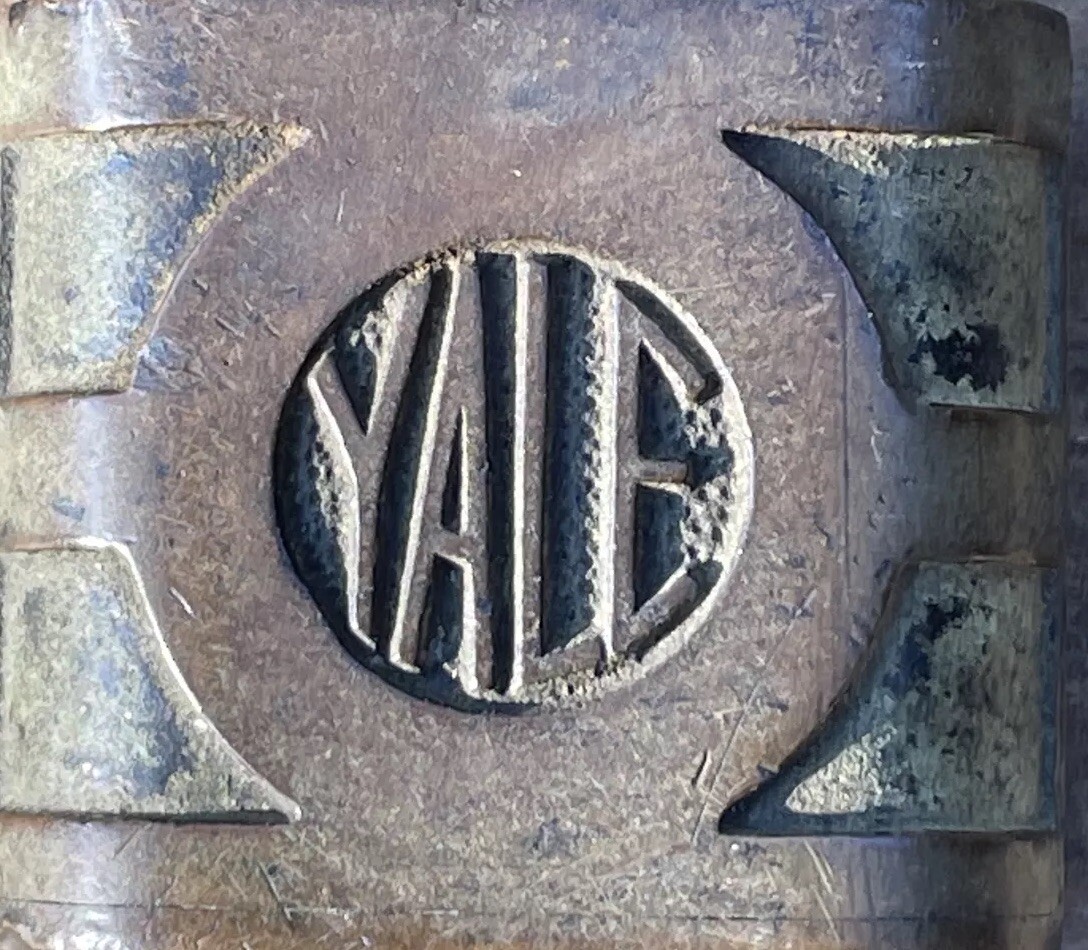 Antique Yale Brass Padlock With 2 Keys