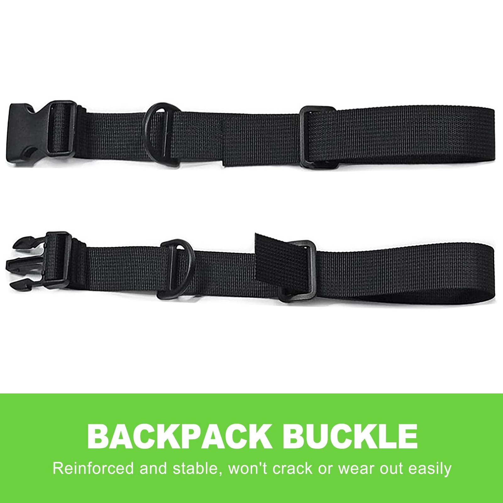CeroDimo Adjustable Backpack Chest Strap Universal Sternum with black