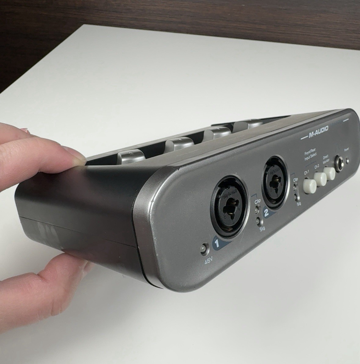 M-AUDIO MobilePre USB POWERED Audio Interface No Cords - Untested / For Parts