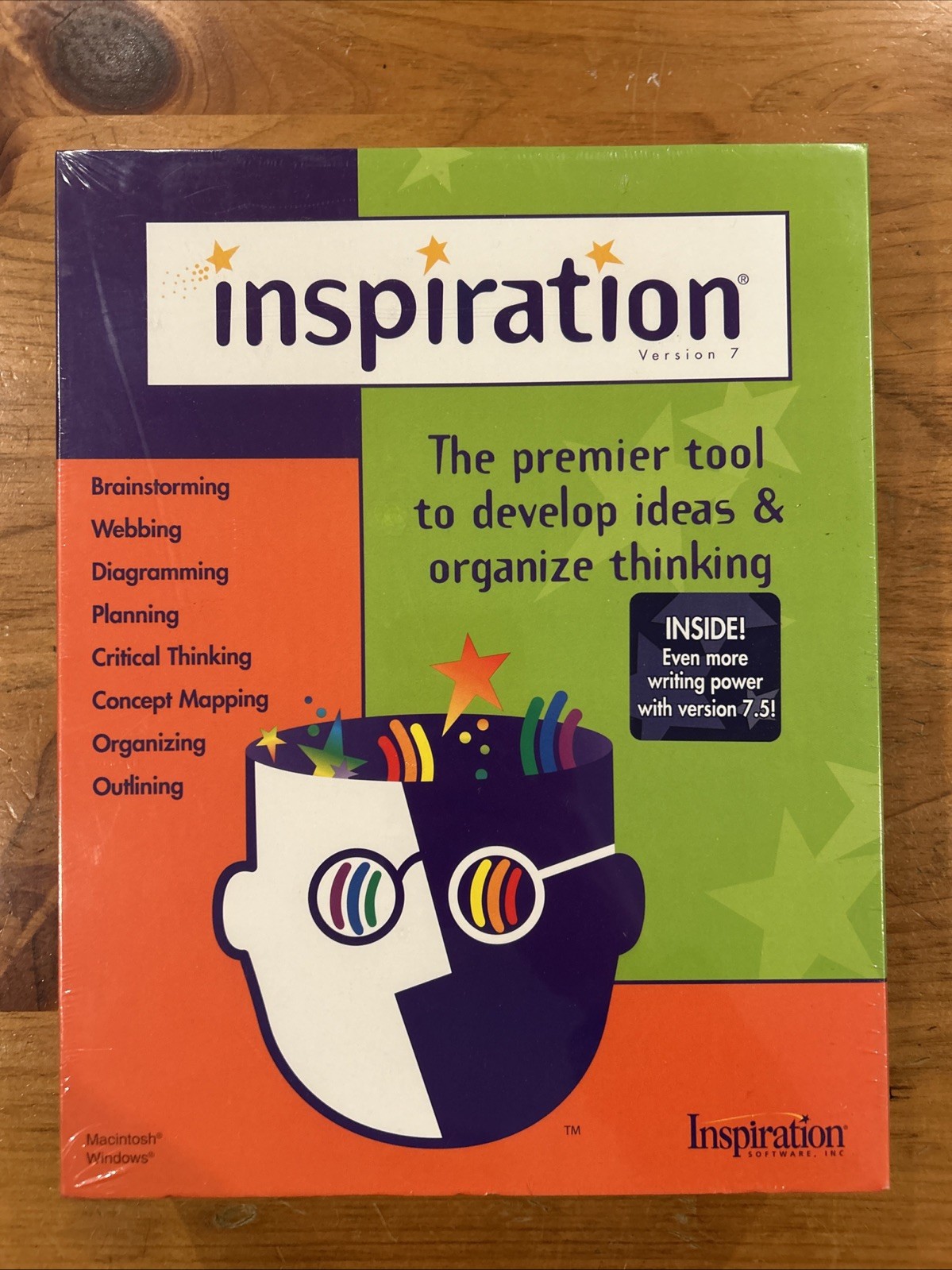 Inspiration Premier Tool To Develop Ideas Software Version 7.5 Windows/Mac New!