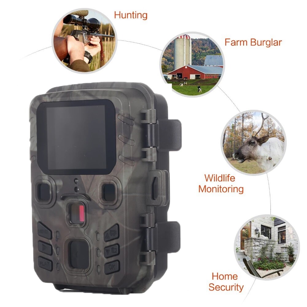 1080P Night Vision Camera 20MP Wildlife Hunting Game Trail Photo Traps Scouting