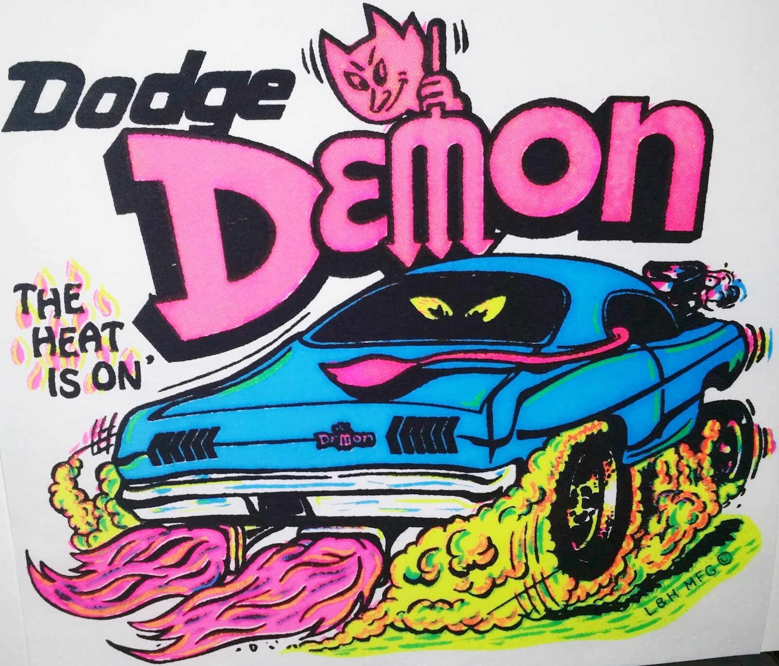 Dodge Demon  t-shirt 70's Vintage Classic  NOS     0037   S,M,L or XL