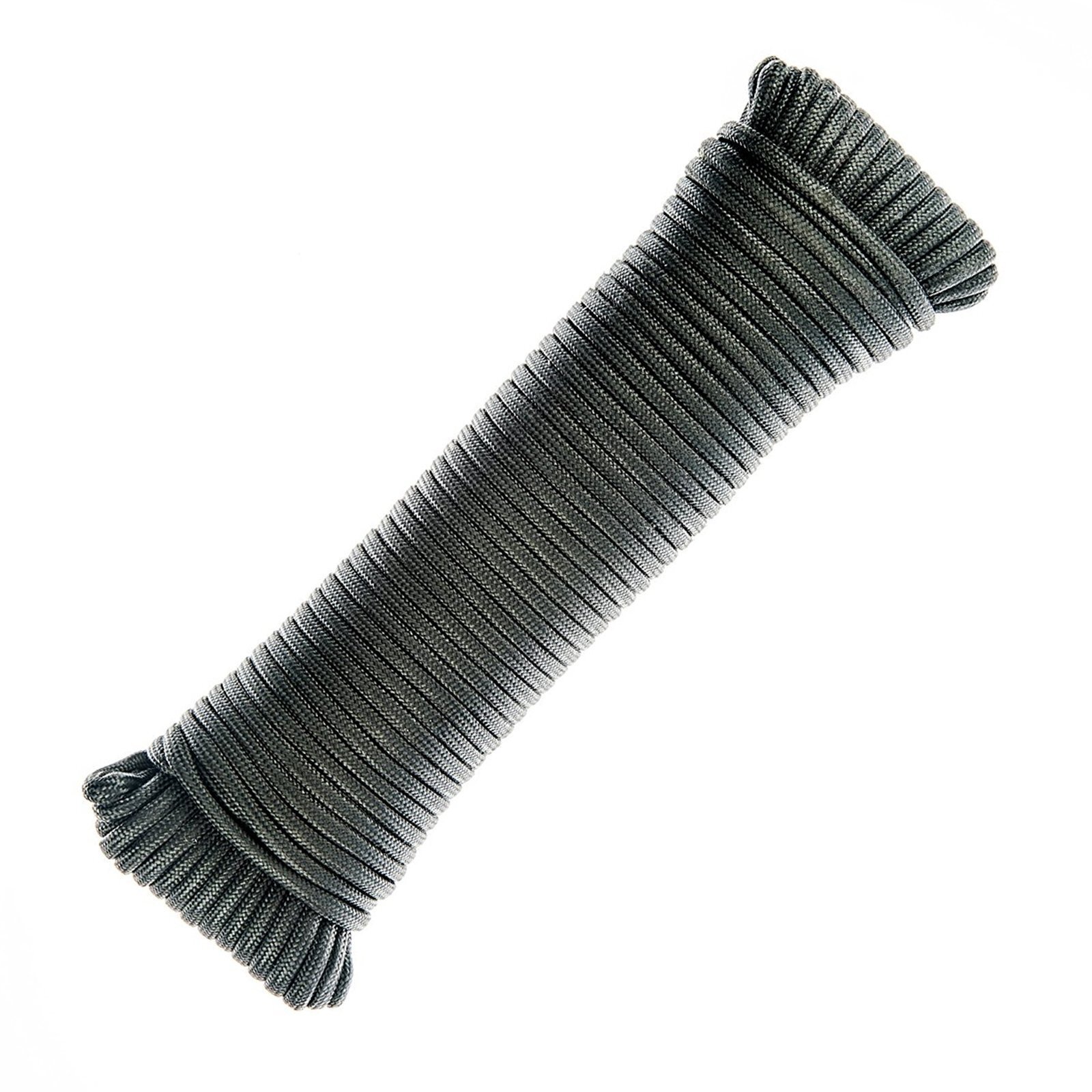 Survival Multi-Purpose Paracord Rope Black - 100 ft