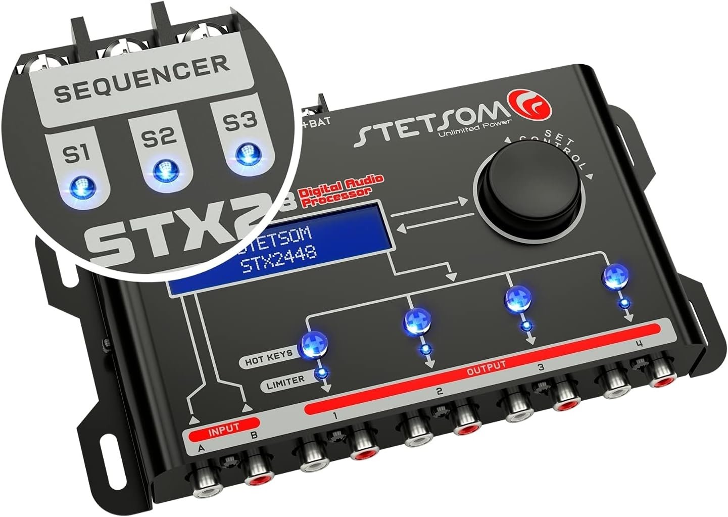 Digital Signal Processor with 15-Band Equalizer and Variable Frequency Crossover