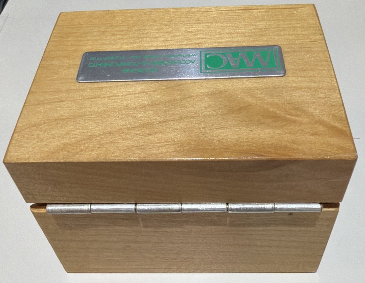 MAC McCrone 10X Dispersion Staining Objective (DOS) Wooden Case