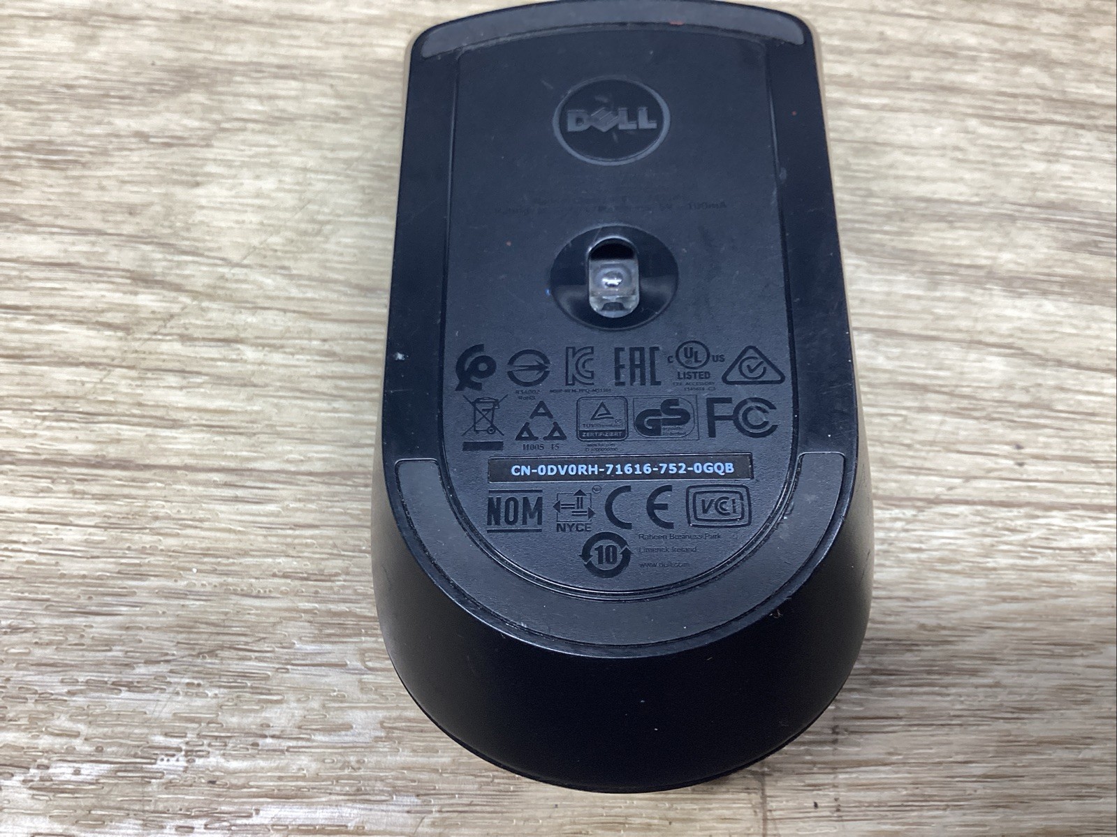 DELL COMPUTER MOUSE CN-0DV0RH-71616-752-0GQB #809L30