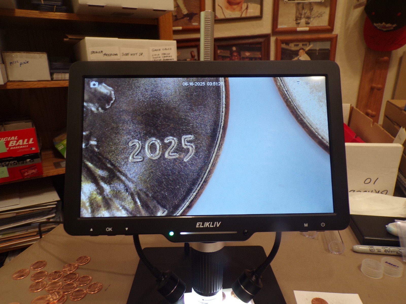 2025-P Crack  Above Eye Brow  More Obverse  Error`s Liberty Rare #1