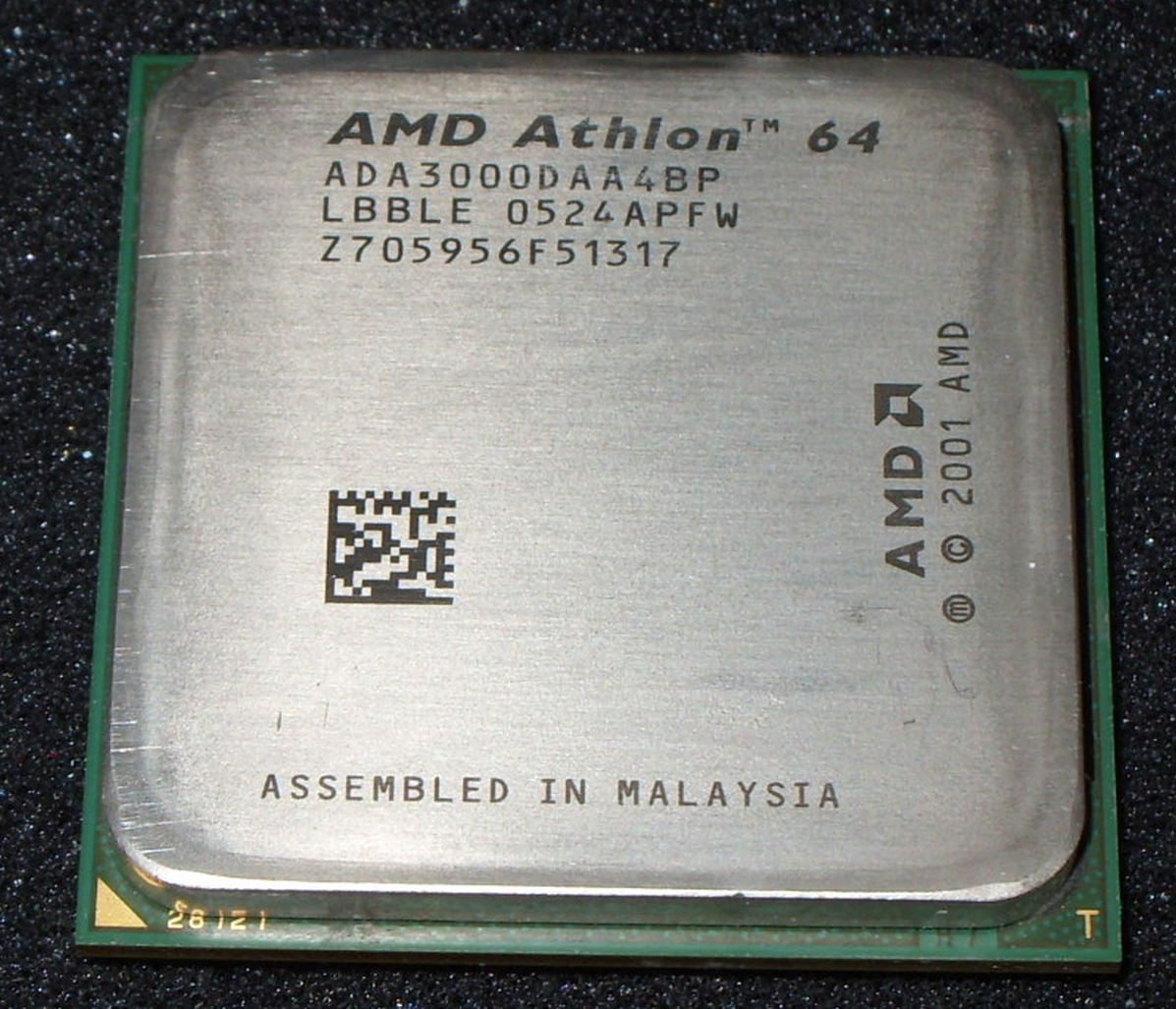 AMD ATHLON 64 3000+  1.8 GHZ  PROCESSOR, ADA3000DAA4BP,  SOCKET 939, US SELLER