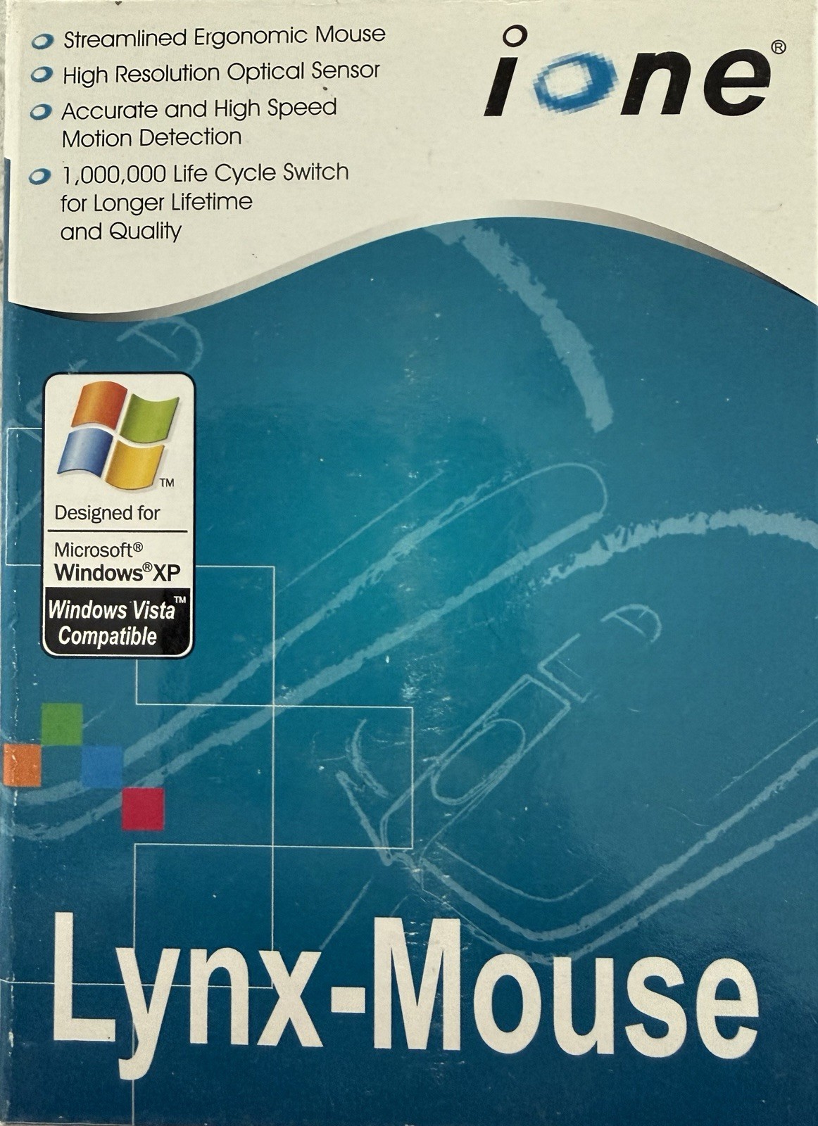 ione Lynx-Mouse Lynx-M9 Black Windows Brand New