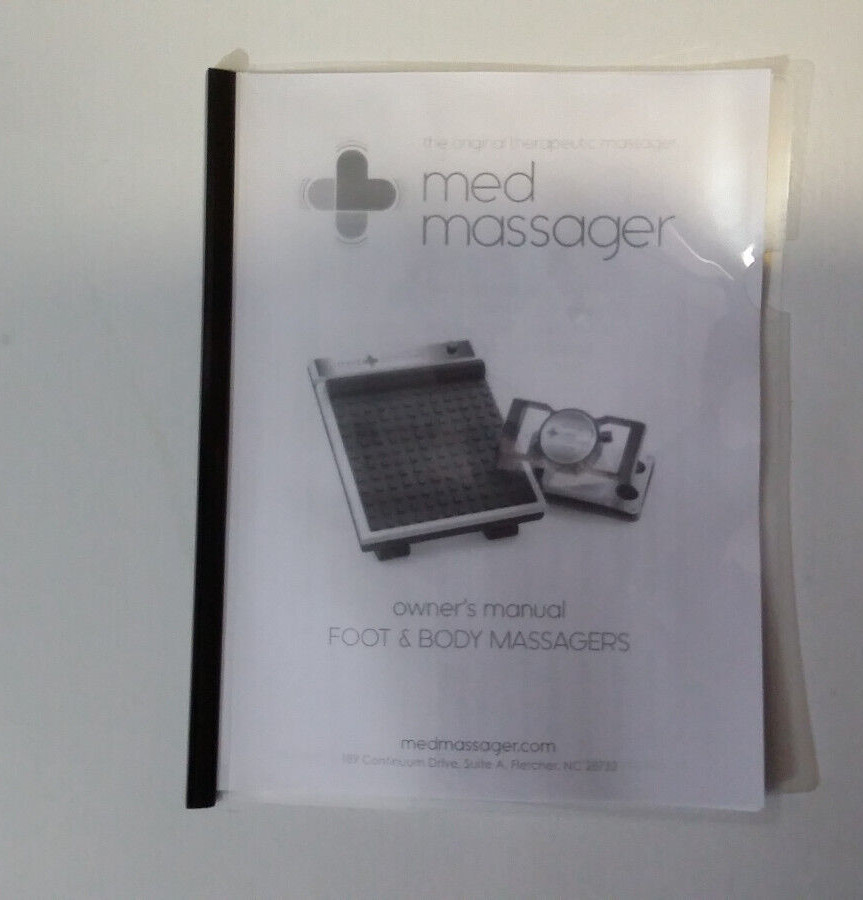 MedMassager MMB05 Body Massager Manual