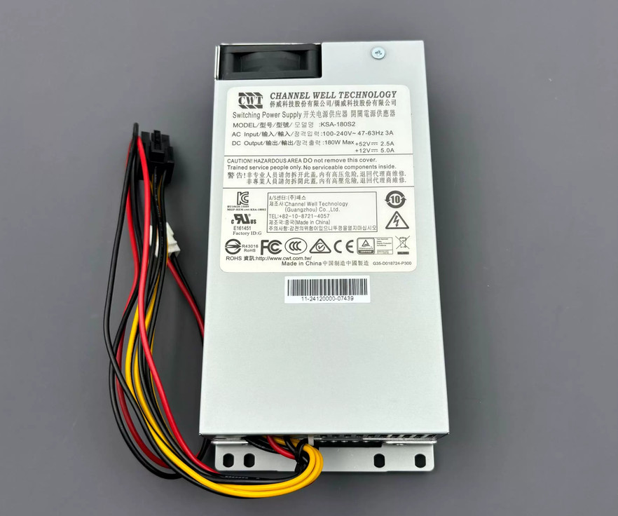 New In Box CWT KSA-180S2 Switching Power Supply