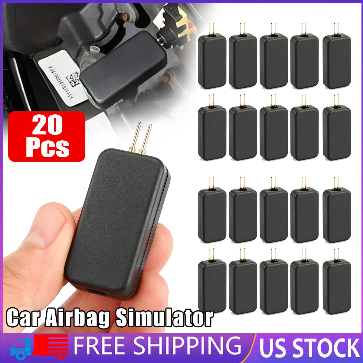 20PCS Car SRS Simulator Emulator Resistor Bypass Fault Finding Diagnostic Tester
