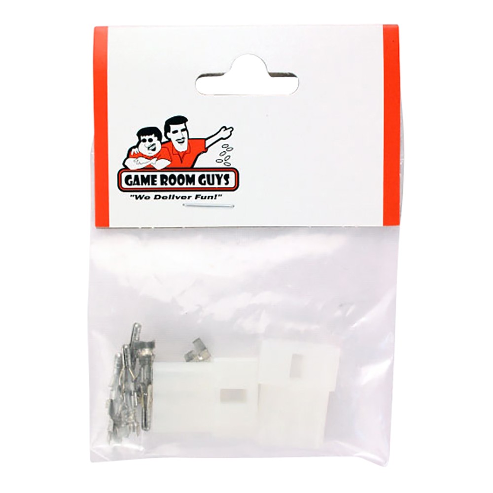 Molex Male 3 Pin Arcade Pinball Plugs with Pins -.093- Set of 2