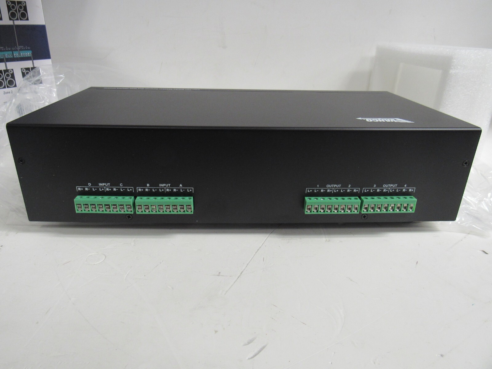 VANCO SS4V four pair Stereo Speaker Selector New In Open Box