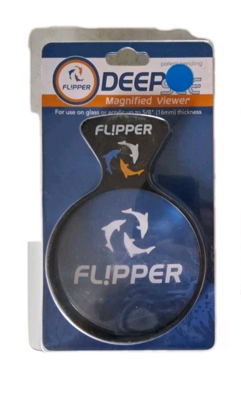Flipper Deep See Magnifier Viewer 4 In New Aquarium Tool