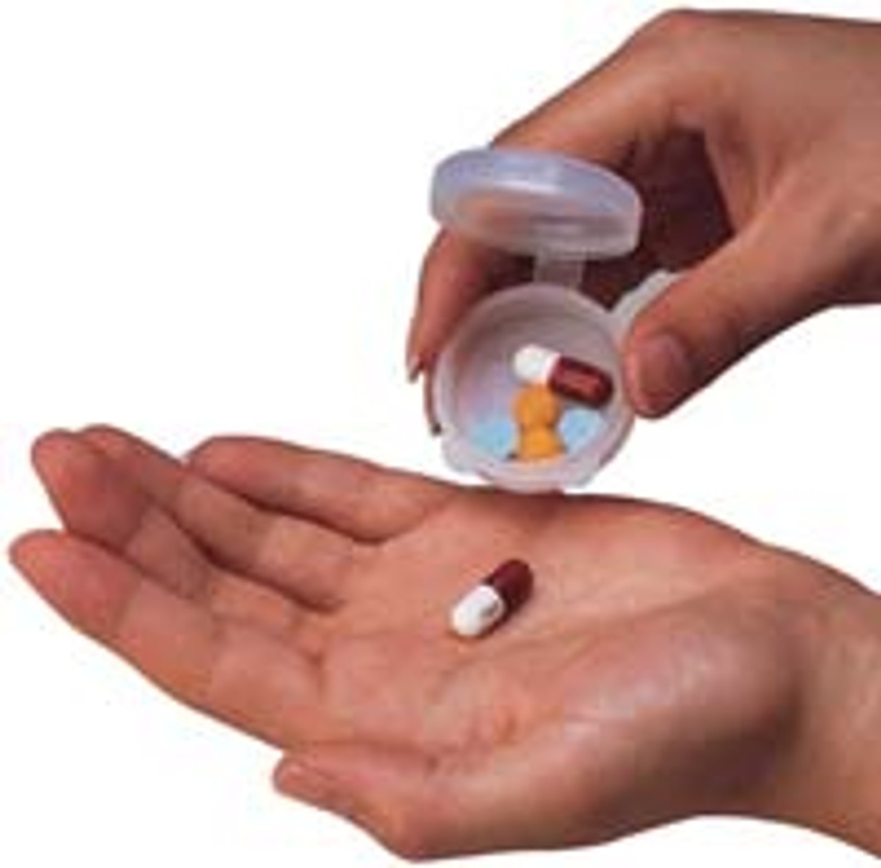 Pocket Pill Caddy once-a day pill planner item organizer - Lot of four
