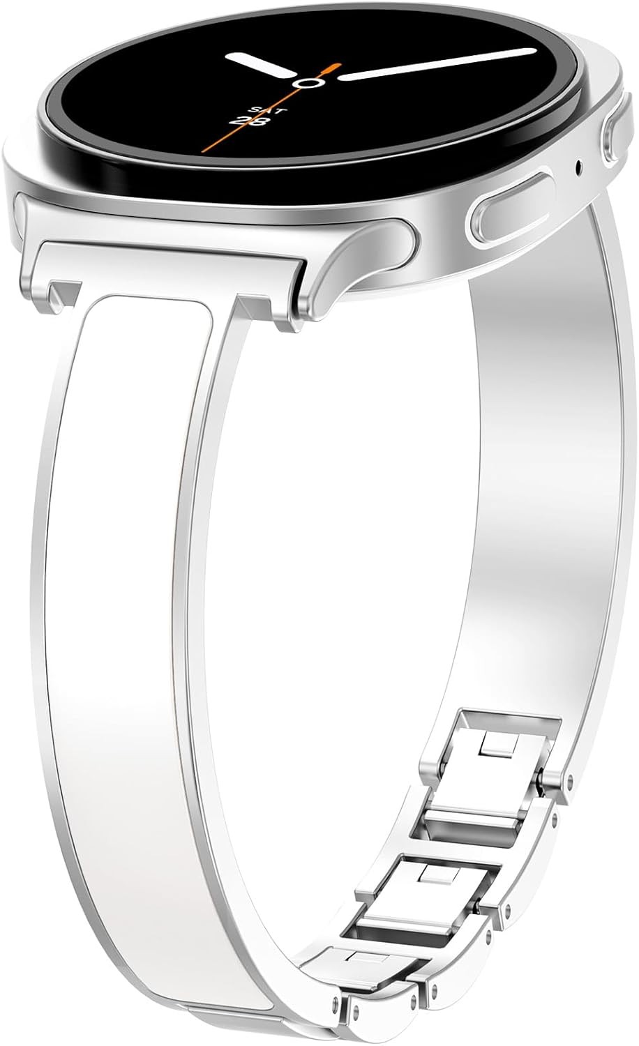Slim Metal Strap Compatible with Galaxy Watch 8 40mm 44mm 46mm Jewelry Band
