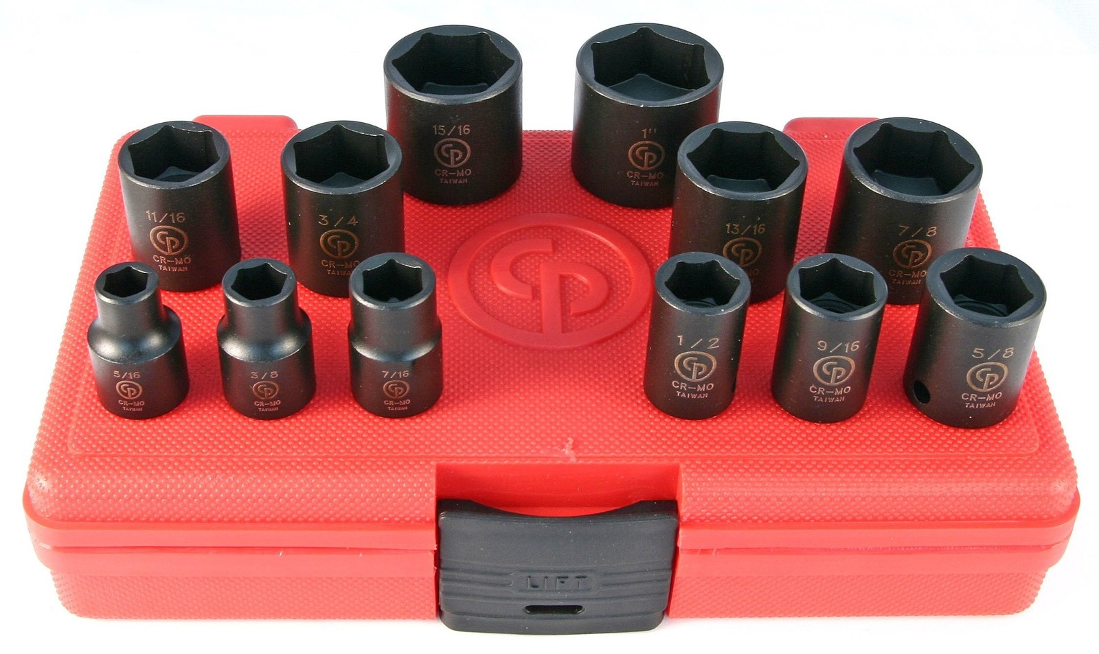 Chicago Pneumatic SS3012-3/8 Inch Square Drive, SAE, Standard, 6 Point, Impac...