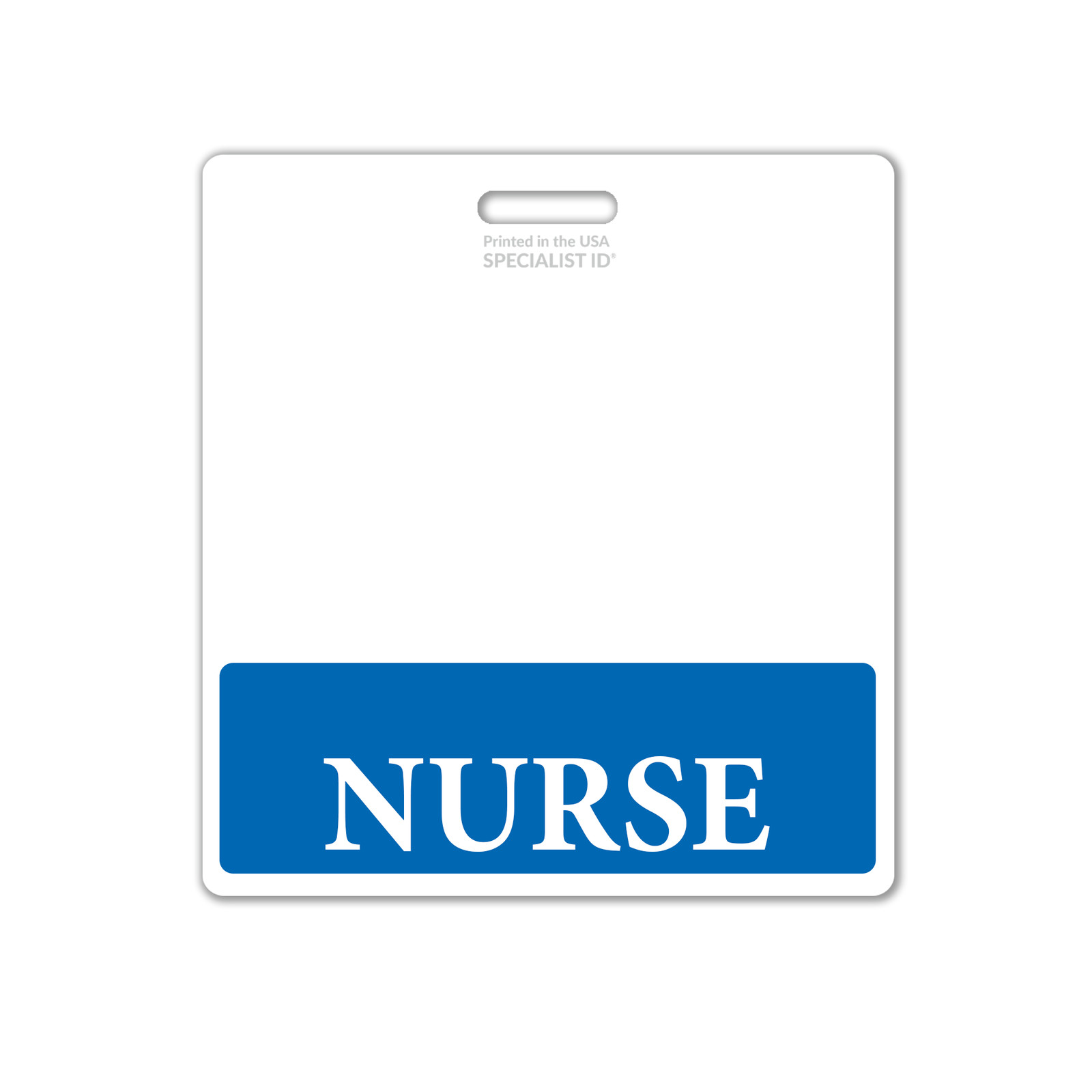 Nurse Badge Buddy Oversized Horizontal Extra Long ID Badge Backer for Nurses
