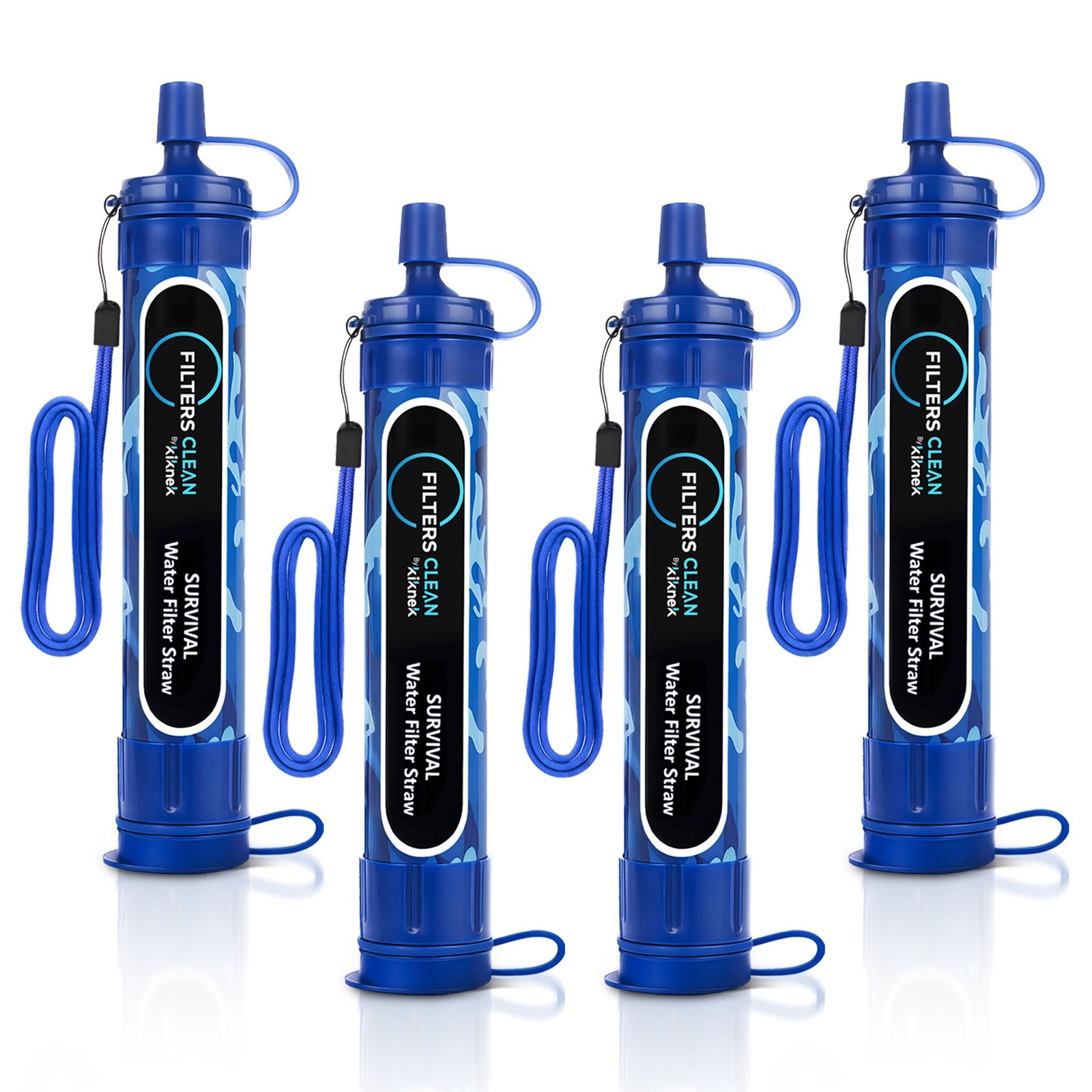 Filters-Clean Survival Water Filter Straw – 0.1 Micron Portable Personal...