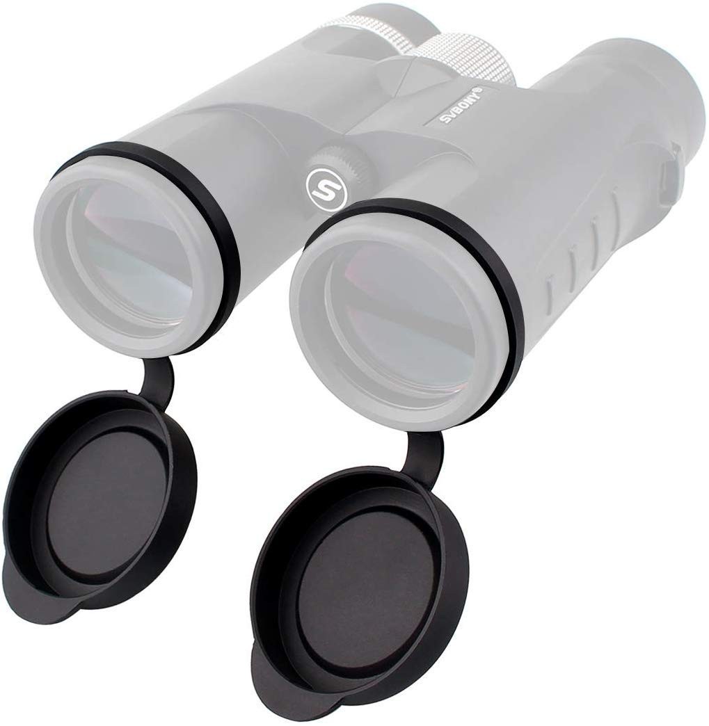 SVBONY Binocular Lens Caps, Protective Rubber Objective Lens Caps
