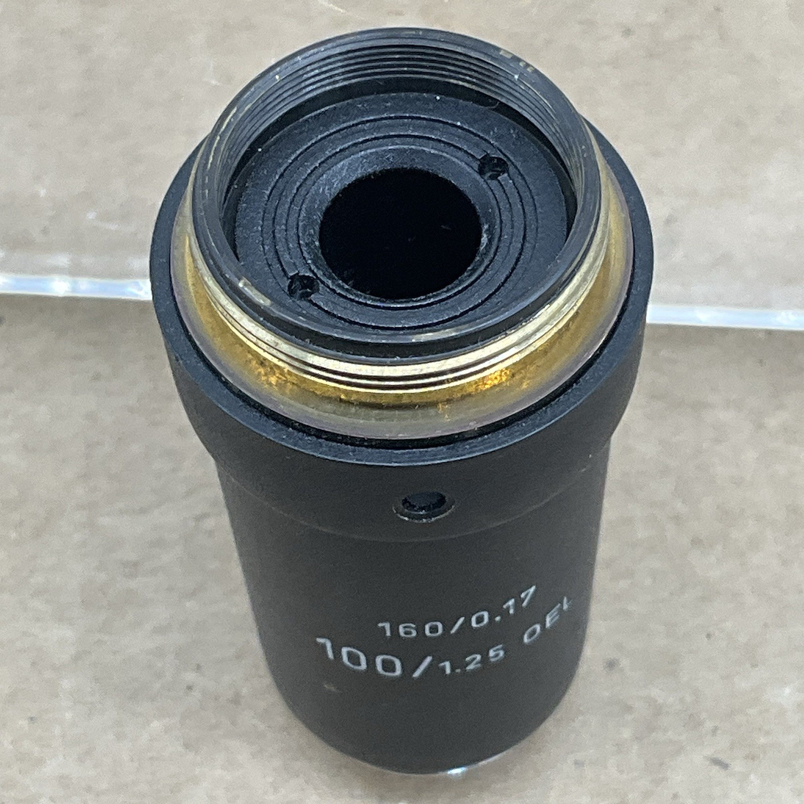 Leitz Wetzlar Microscope Oil OEL Immersion Objective 100x/1.25 160/0.17 519756