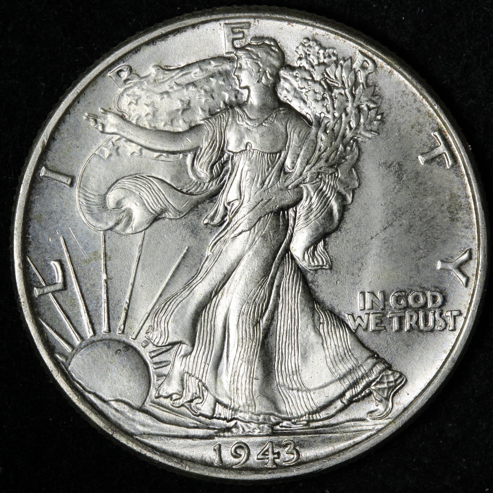 1943 Walking Liberty Silver Half Dollar GEM BU *UNCIRCULATED* MS E338 XWNC