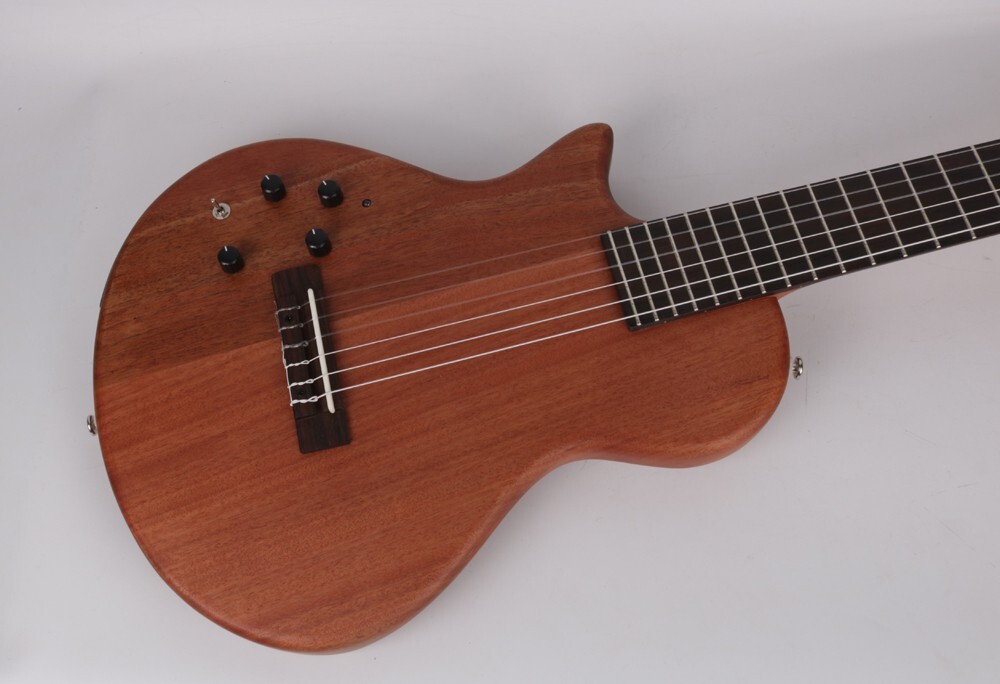 Left Hand nylon string travel electric classical guitar built in effect
