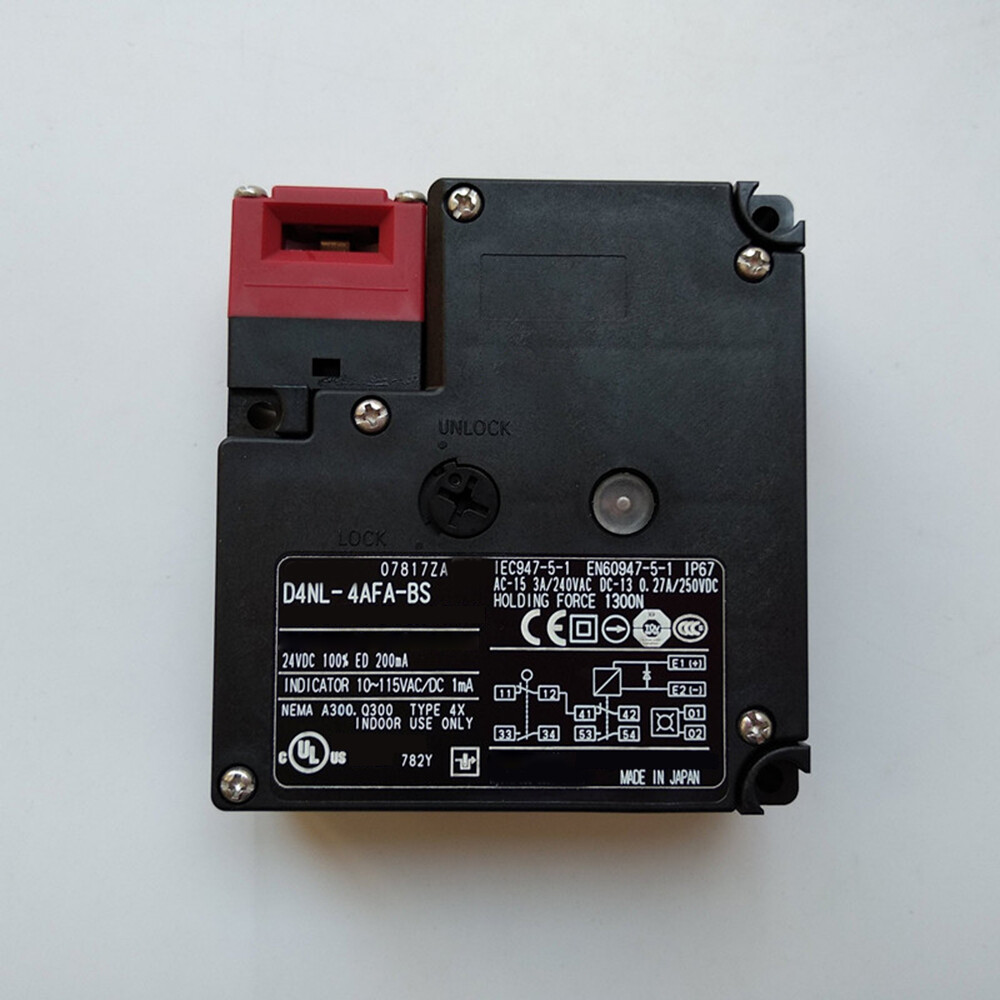 D4NL-4AFA-BS Electromagnetic Locking Safety Door Switch For OMRON