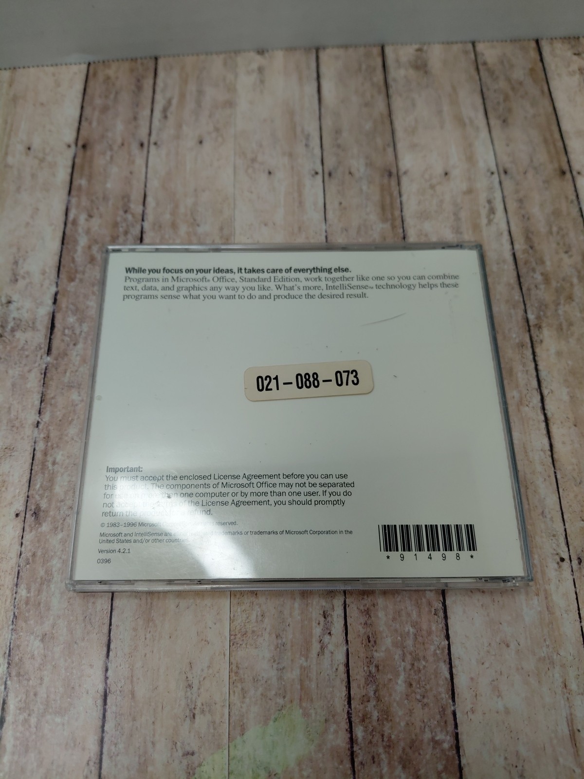 VTG Microsoft Office Standard For Mac V 4.2.1 CD-ROM w/ Case
