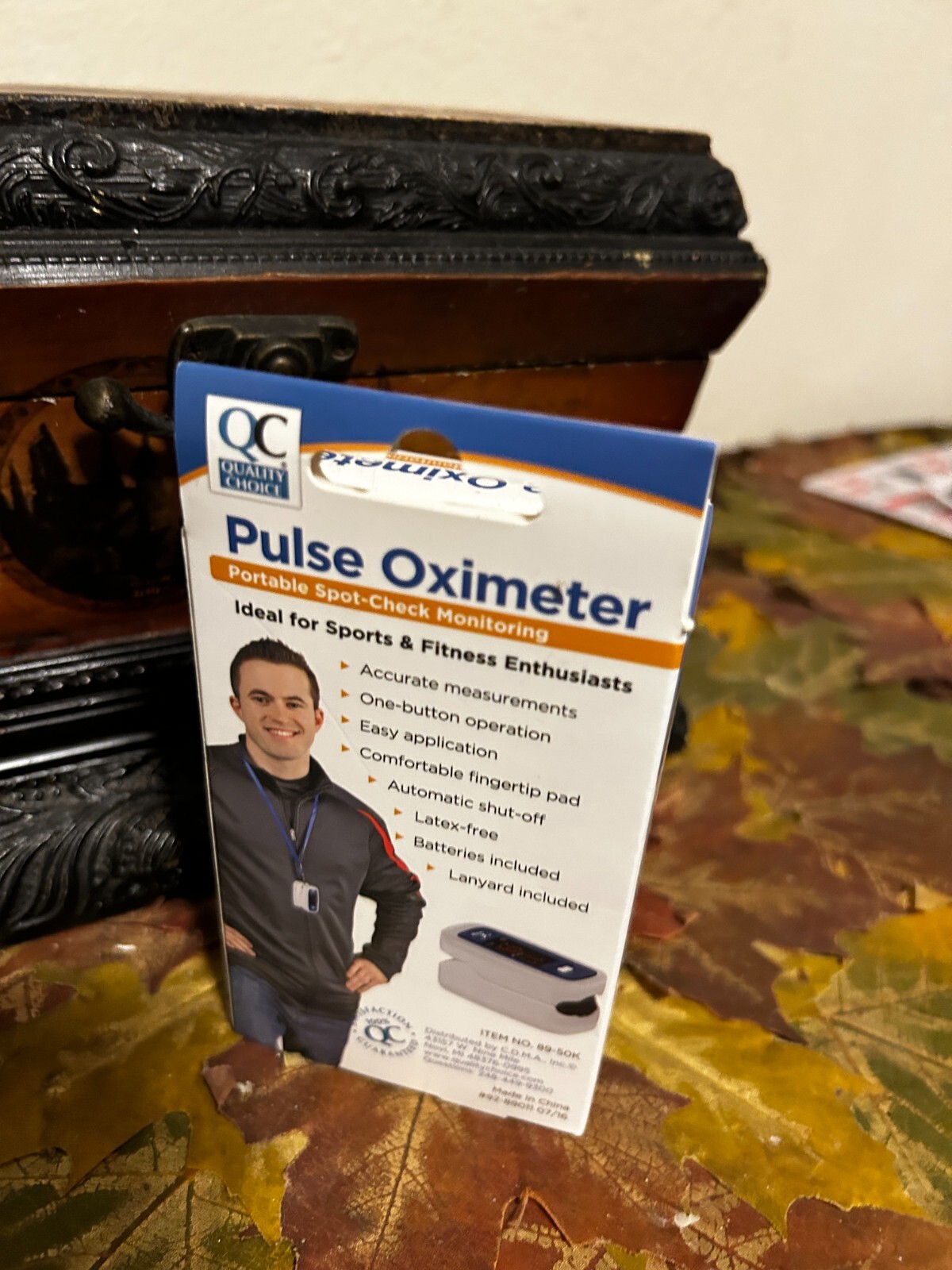 QC Quality Choice Fingertip Pulse Oximeter -New In Box