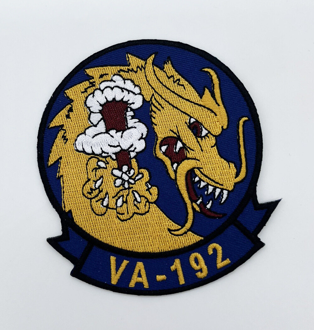VA-192 Golden Dragons Squadron Patch –Sew On